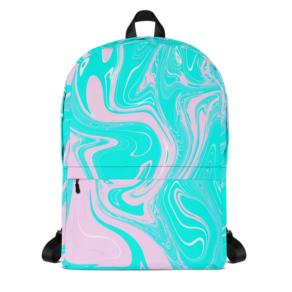 Marbled- light pink Backpack